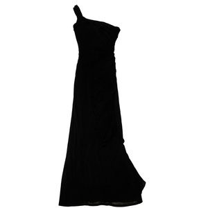 Elegant black bridesmaid/cocktail dress